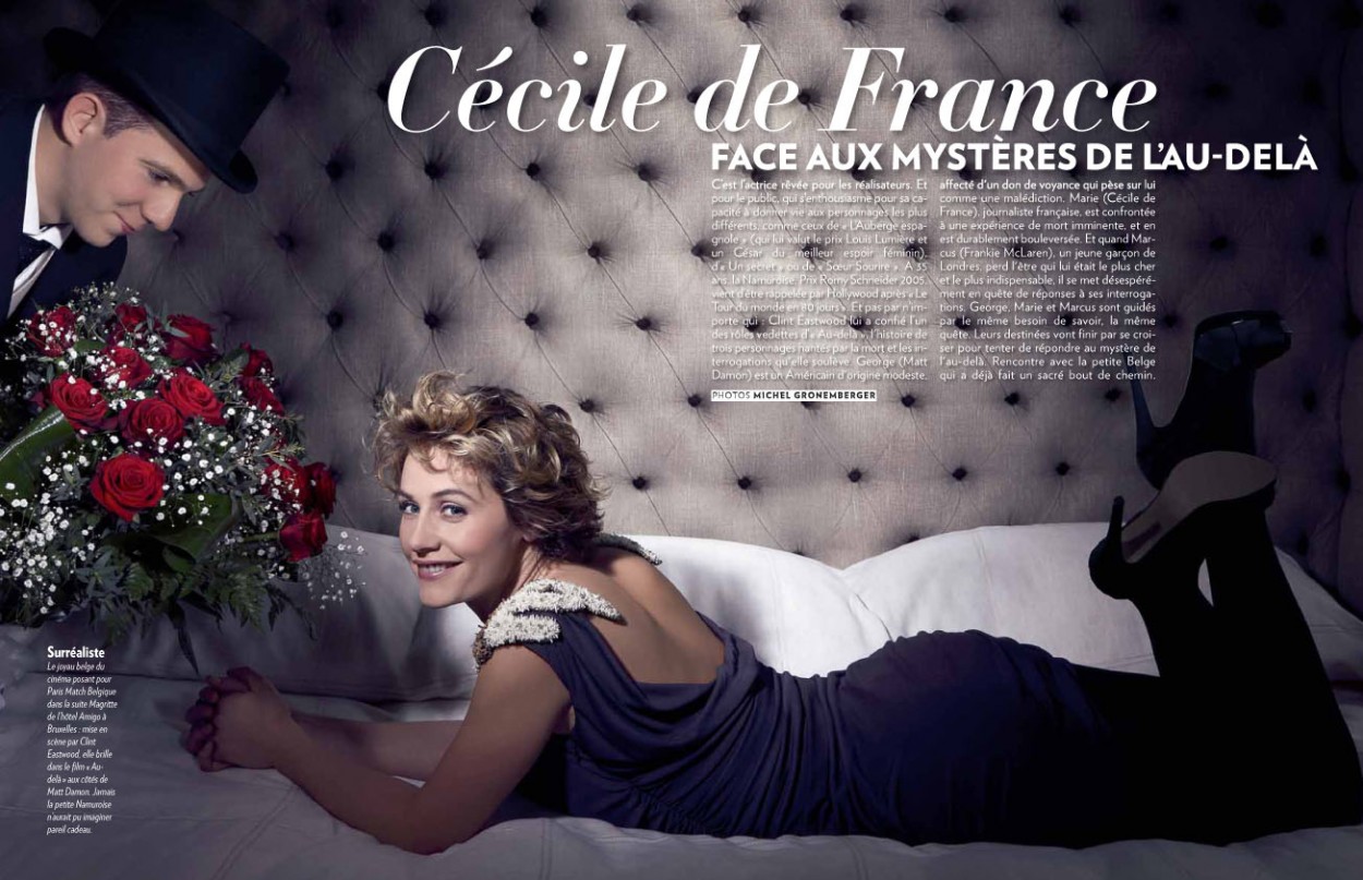 Cécile de France dans Paris Match