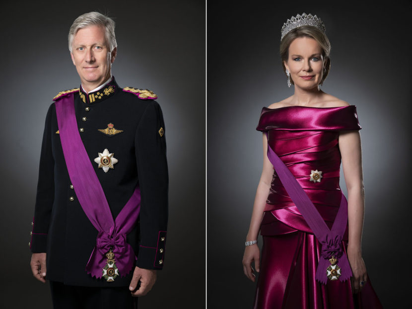 Les Nouvelles Photos Officielles Du Roi Philippe Et De La Reine Mathilde